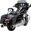 Load image into Gallery viewer, Cobra Race Pro Mufflers for '95-'16 Bagger - Chrome 6218 - Installation View