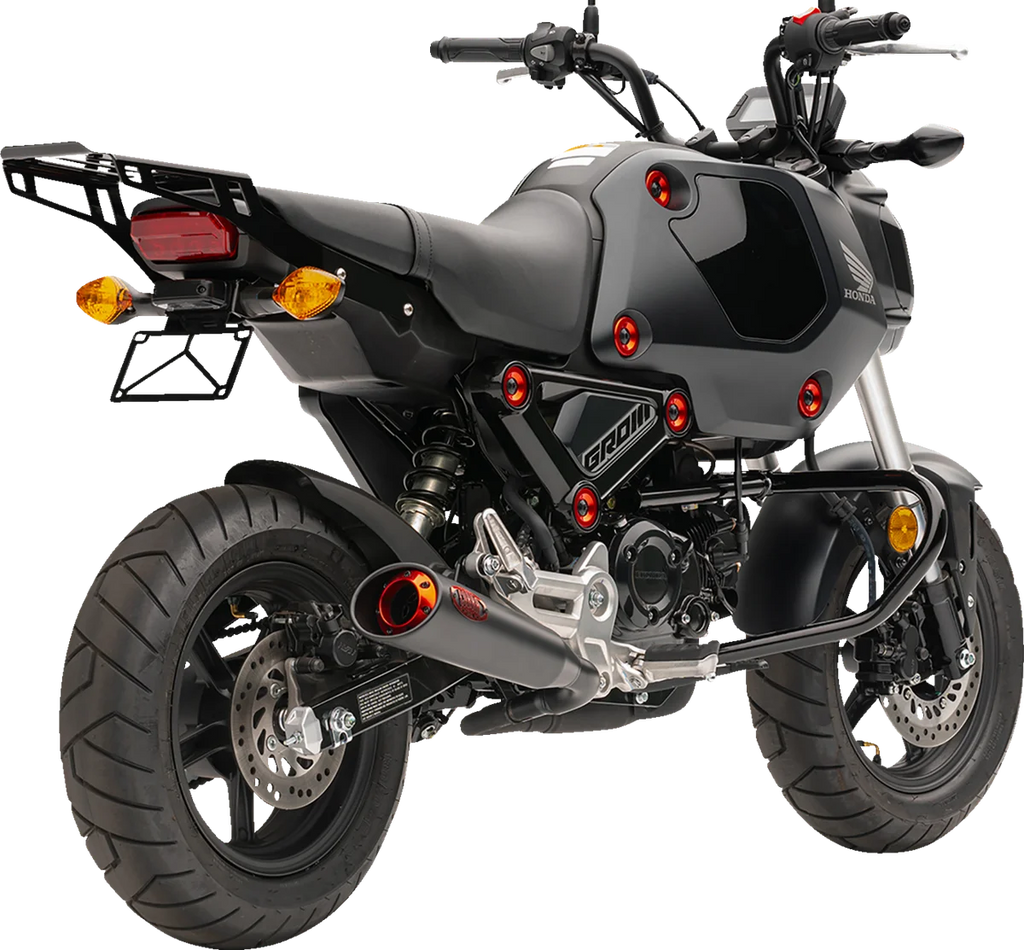 Cobra Red Tip Slip-On Muffler - Grom 1137BR - Main Product View