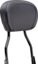 Load image into Gallery viewer, Cobra Round Sissy Bar - Short - Black - Dyna 602-1252B - Main Product View