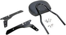 Load image into Gallery viewer, Cobra Round Sissy Bar - Short - Black - Sportster 602-1253B - Side View