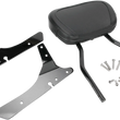 Load image into Gallery viewer, Cobra Round Sissy Bar - Short - Black - Sportster 602-1253B - Back View