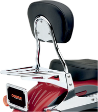 Load image into Gallery viewer, Cobra Round Sissy Bar - Short - FLSTF/FXST 602-1300 - Back View