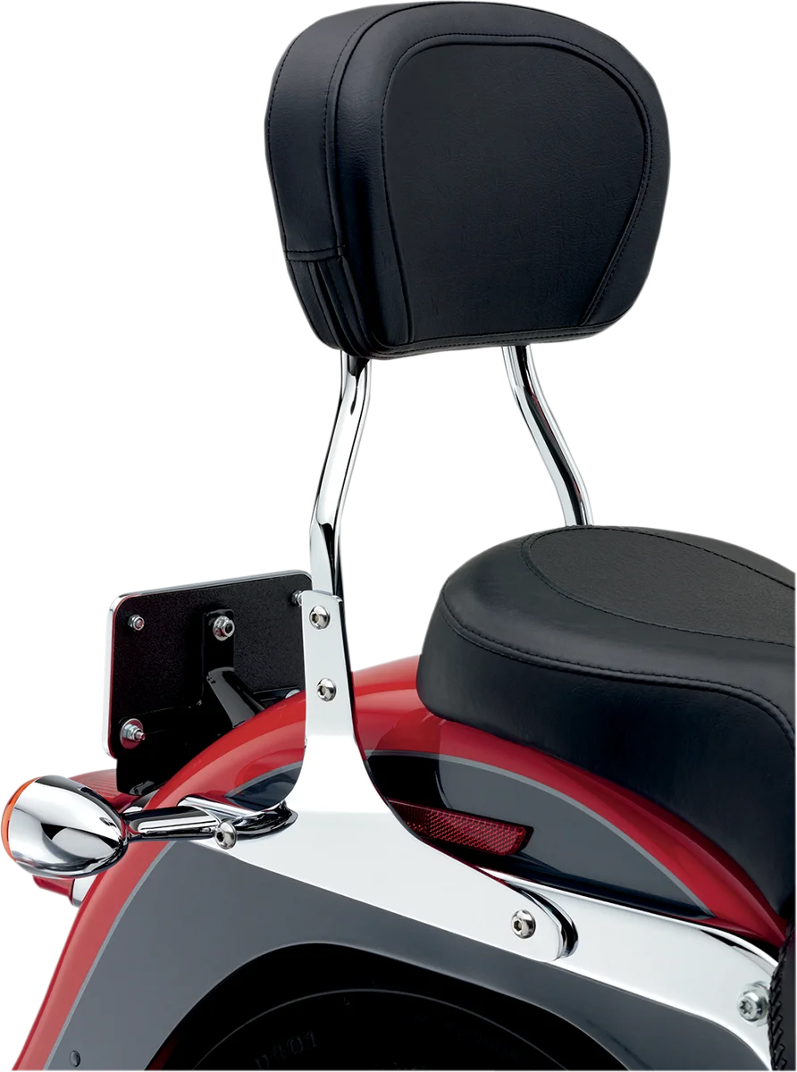 Cobra Round Sissy Bar - Short - FLSTF/FXST 602-1301 - Back View