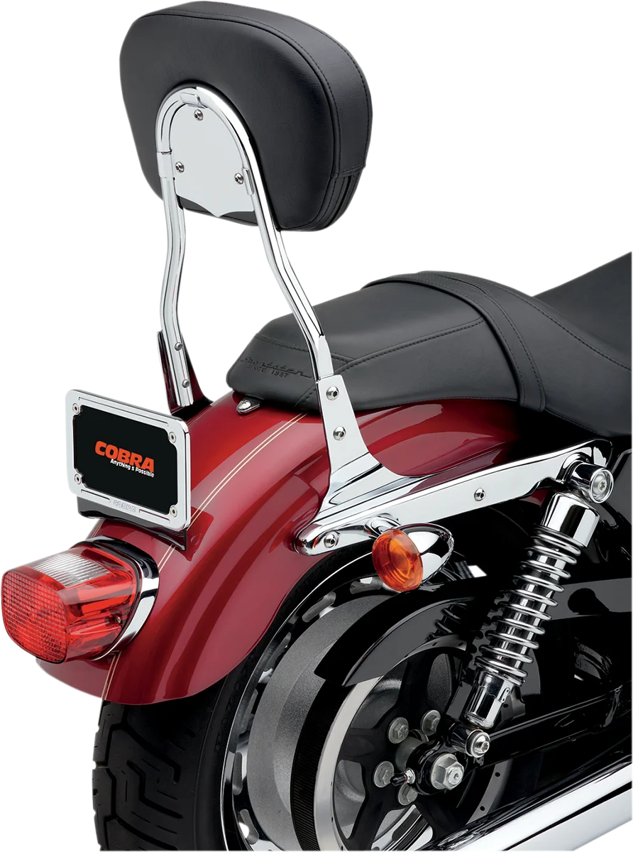 Cobra Round Sissy Bar - Short - FLSTF/FXST 602-1301 - Installation View