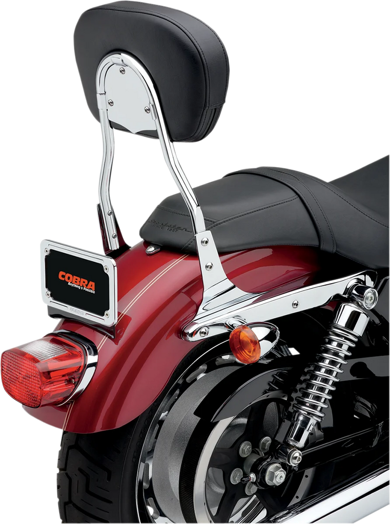 Cobra Round Sissy Bar - Short - FLSTF/FXST 602-1301 - Installation View
