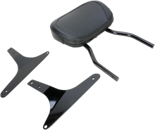 Load image into Gallery viewer, Cobra Round Sissy Bar - Standard - Black - Softail 602-1301B - Main Product View