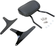 Load image into Gallery viewer, Cobra Round Sissy Bar - Standard - Black - Softail 602-1301B - Side View