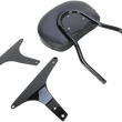 Load image into Gallery viewer, Cobra Round Sissy Bar - Standard - Black - Softail 602-1301B - Back View