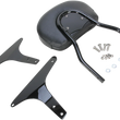 Load image into Gallery viewer, Cobra Round Sissy Bar - Standard - Black - Softail 602-1301B - Installation View