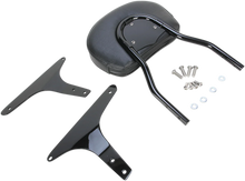 Load image into Gallery viewer, Cobra Round Sissy Bar - Standard - Black - Softail 602-1301B - Installation View