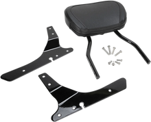 Load image into Gallery viewer, Cobra Round Sissy Bar - Standard - Black - Sportster 602-1303B - Back View