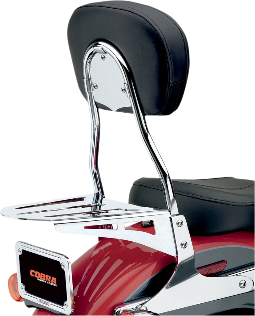 Cobra Round Sissy Bar - Standard - XL 602-1253 - Back View