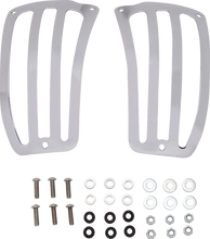 Load image into Gallery viewer, Cobra Saddlebag Lid Guards - Chrome 02-6943 - Main Product View