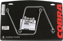 Load image into Gallery viewer, Cobra Saddlebag Support - Chrome - Vulcan 900 02-6468 - Side View