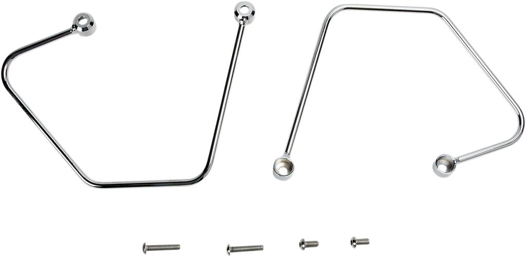Cobra Saddlebag Supports - Chrome - Honda CMX 02-6105 - Main Product View