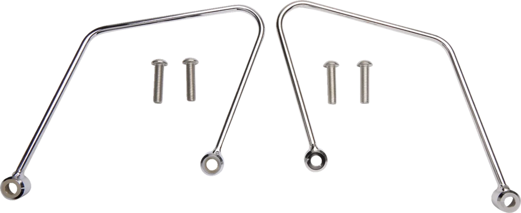 Cobra Saddlebag Supports - Chrome - Honda VT 02-6111 - Main Product View