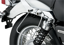 Load image into Gallery viewer, Cobra Saddlebag Supports - Chrome - Honda VT 02-6114 - Side View