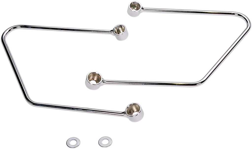 Cobra Saddlebag Supports - Chrome - Honda VT 02-6115 - Main Product View