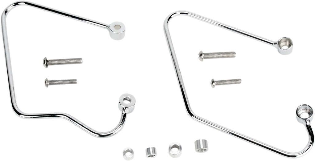 Cobra Saddlebag Supports - Chrome - Honda VTX 02-6150 - Main Product View