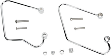 Load image into Gallery viewer, Cobra Saddlebag Supports - Chrome - Honda VTX 02-6150 - Main Product View