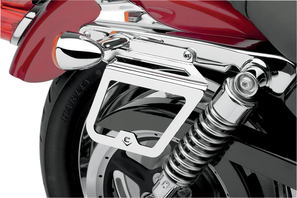 Cobra Saddlebag Supports - Chrome - XL 602-6103 - Side View