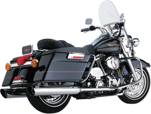 Load image into Gallery viewer, Cobra Scalloped Muffler - Chrome - '12-'16 FLD 6209 - Side View