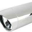 Load image into Gallery viewer, Cobra Scalloped Muffler - Chrome 2270 - Side View