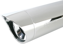 Load image into Gallery viewer, Cobra Scalloped Muffler - Chrome 2270 - Side View