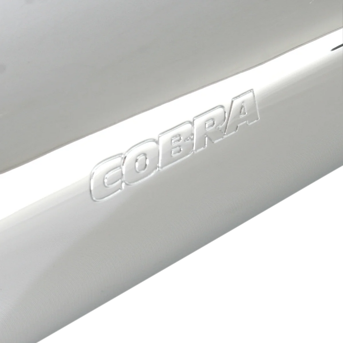 Cobra Scalloped Muffler - Chrome 2270 - Back View