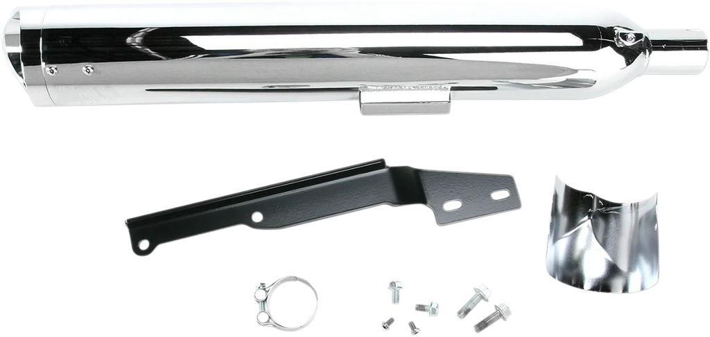 Cobra Scalloped Muffler - Chrome 2270 - Additional View 5