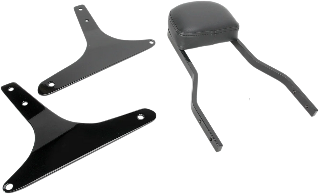 Cobra Short Sissy Bar - Black - Softail 602-1201B - Main Product View