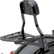 Load image into Gallery viewer, Cobra Sissy Bar Luggage Rack - Black - Formed 02-3600B - Back View