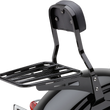 Load image into Gallery viewer, Cobra Sissy Bar Luggage Rack - Black - Tubular 02-3500B - Side View