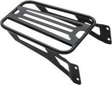 Load image into Gallery viewer, Cobra Sissy Bar Luggage Rack - Black - Tubular 602-3502B - Side View