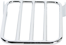 Load image into Gallery viewer, Cobra Sissy Bar Luggage Rack - Chrome - Laser-cut 02-3601 - Side View