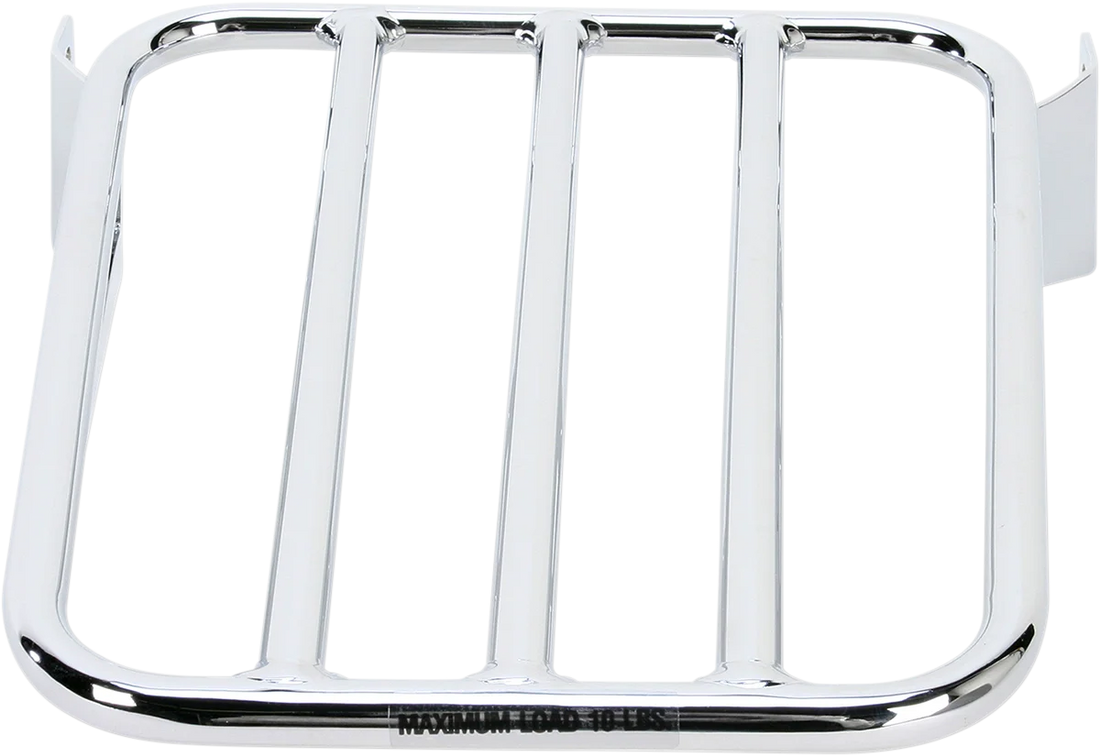 Cobra Sissy Bar Luggage Rack - Chrome - Laser-cut 02-3602 - Side View