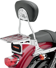 Load image into Gallery viewer, Cobra Sissy Bar Luggage Rack - Chrome - Tubular 02-3500 - Side View