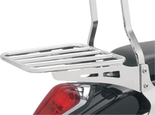 Load image into Gallery viewer, Cobra Sissy Bar Luggage Rack - Chrome - Tubular 02-3500 - Back View