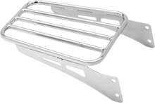 Load image into Gallery viewer, Cobra Sissy Bar Luggage Rack - Chrome - Tubular 602-3502 - Installation View