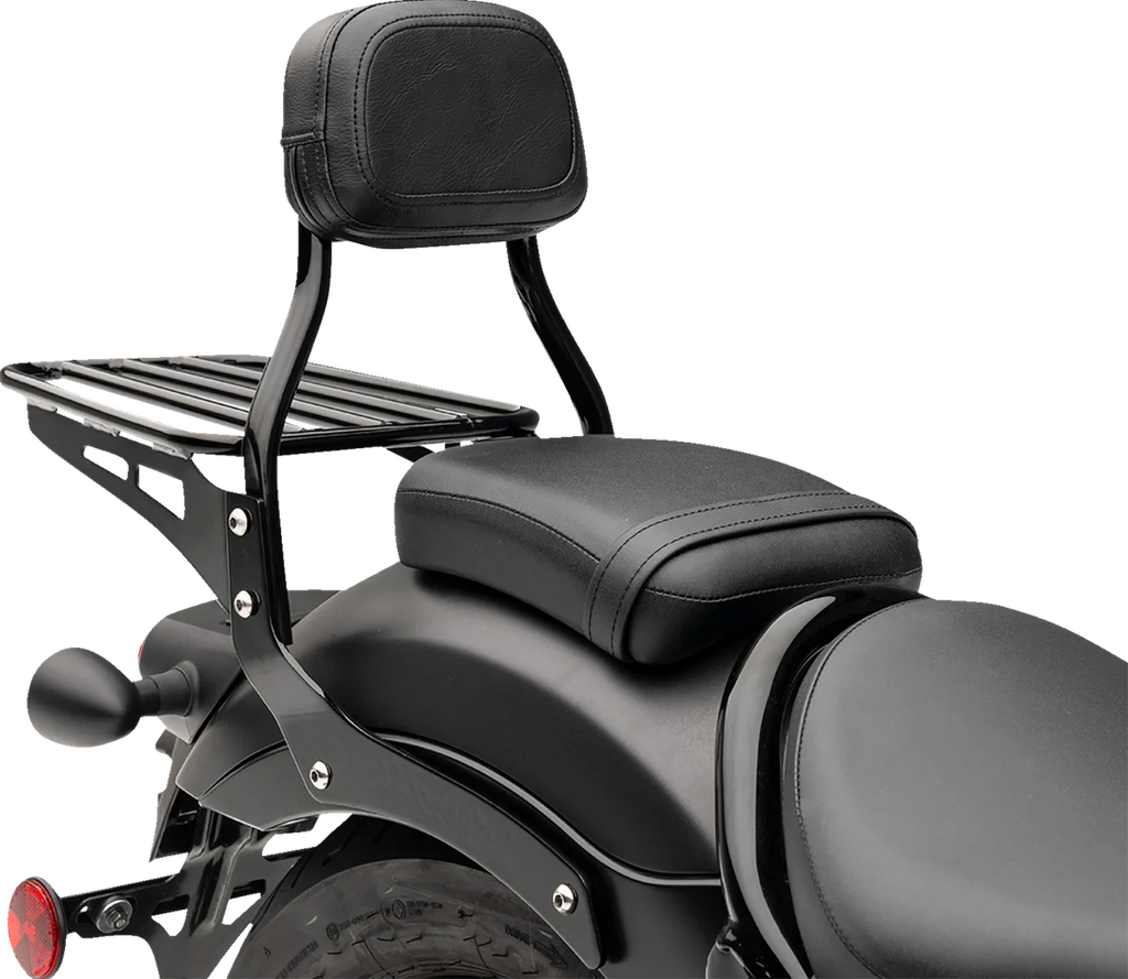 Cobra Sissy Bar - Mini - Black - Rebel 300/500 02-8608B - Main Product View