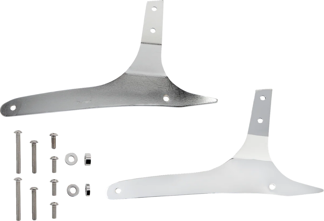 Cobra Sissy Bar - Short - Chrome - 950 V-Star 02-8725 - Side View