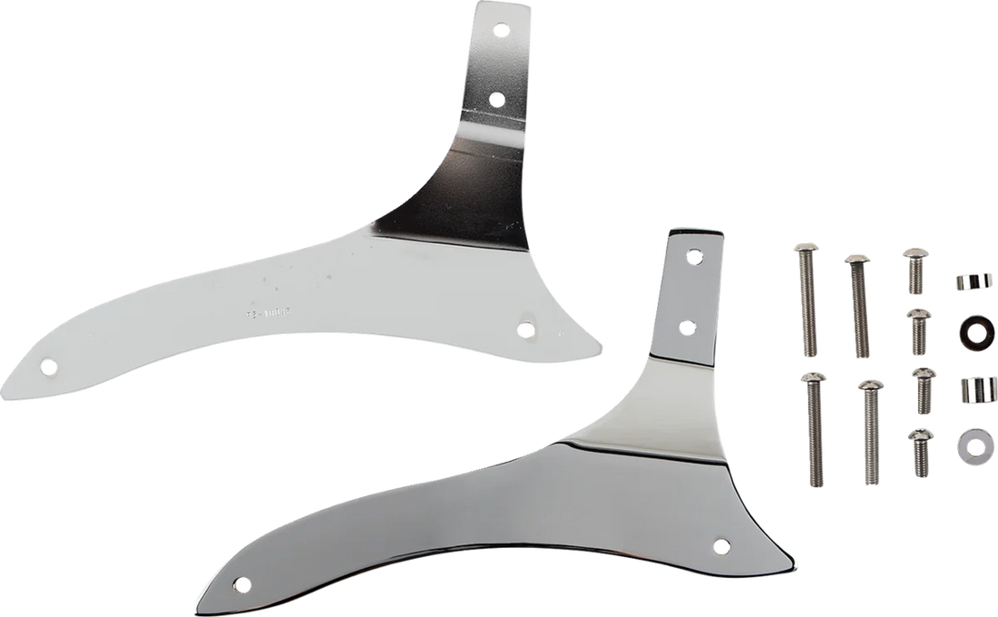 Cobra Sissy Bar - Short - Chrome - Roadliner 02-8760 - Side View