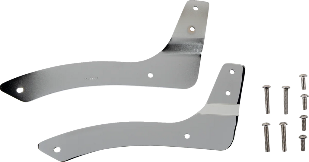 Cobra Sissy Bar - Short - Chrome - V-STAR 650 02-8701 - Side View