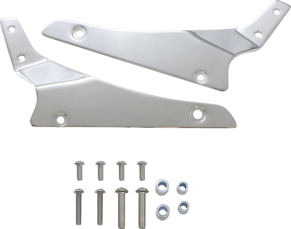 Cobra Sissy Bar - Short - Chrome - VTX 02-8660 - Side View
