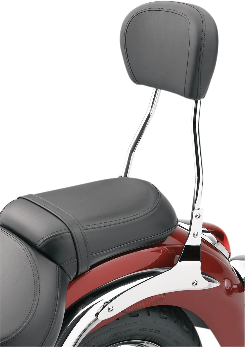 Cobra Sissy Bar - Tall - Chrome - Honda VT 02-7635 - Back View