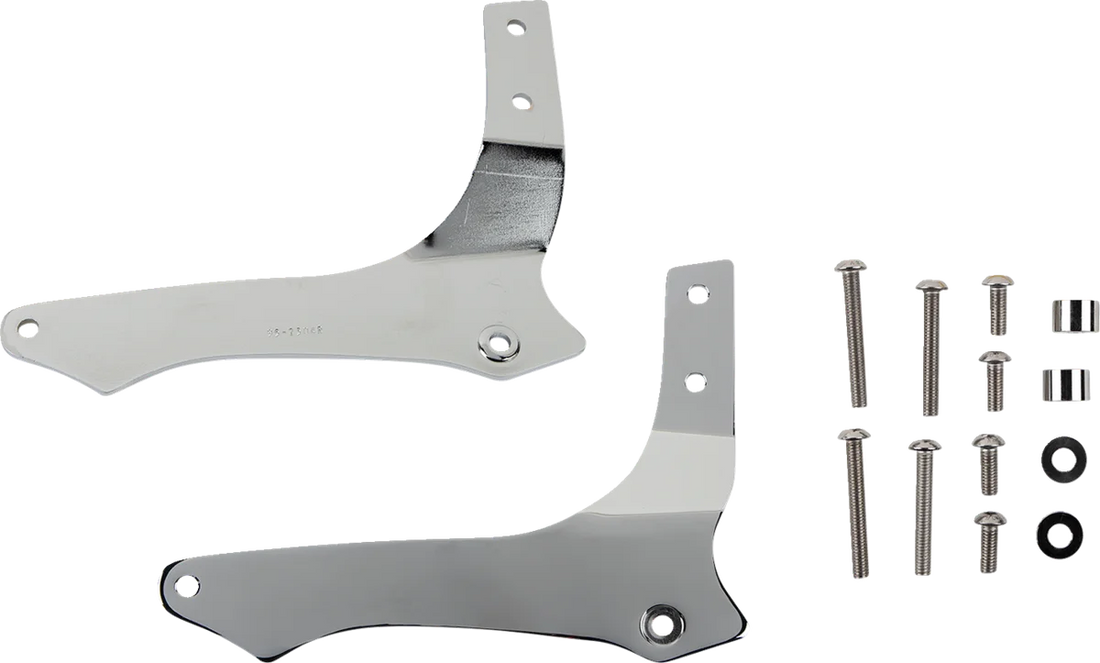 Cobra Sissy Bar - Tall - Chrome - Raider 02-7765 - Side View