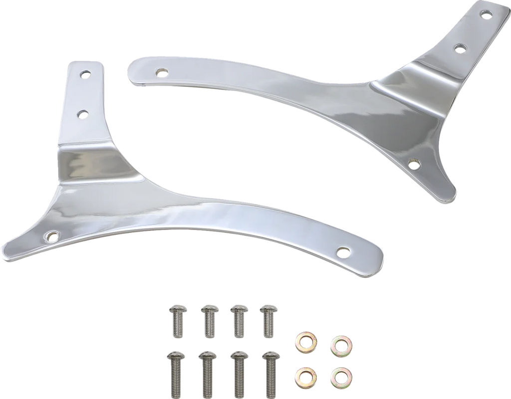 Cobra Sissy Bar - Tall - Chrome - Road Star 02-7750 - Side View