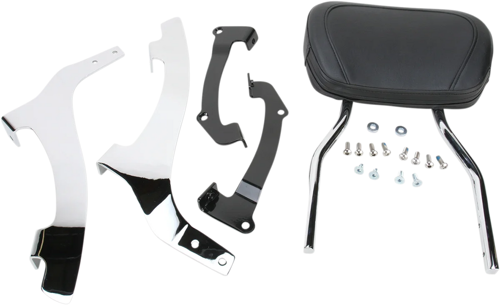 Cobra Sissy Bar - Tall - Chrome fits Honda VT1300CR - Side View