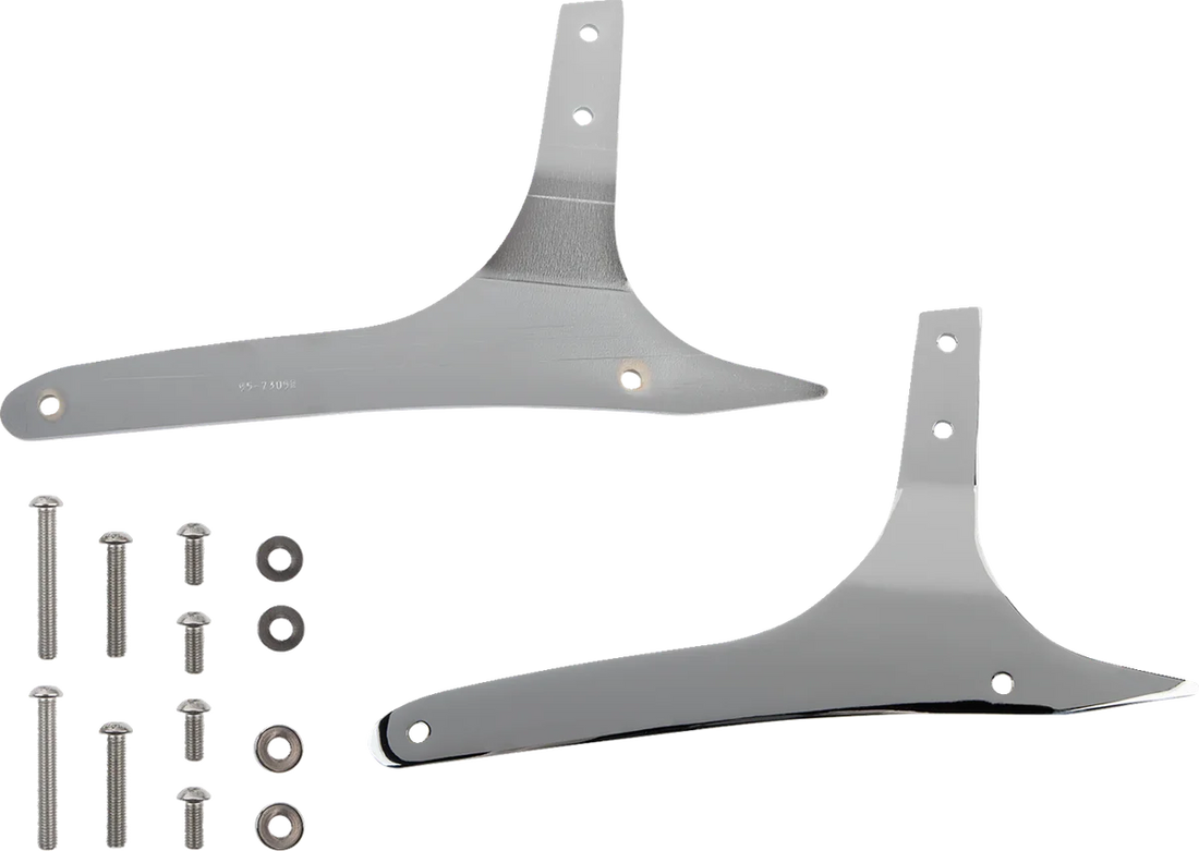 Cobra Sissy Bar - Tall - Chrome fits Yamaha 950 V-Star - Side View
