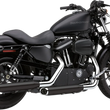 Load image into Gallery viewer, Cobra Slashcut Mufflers - Black - '04-'13 XL 6030RB - Main Product View